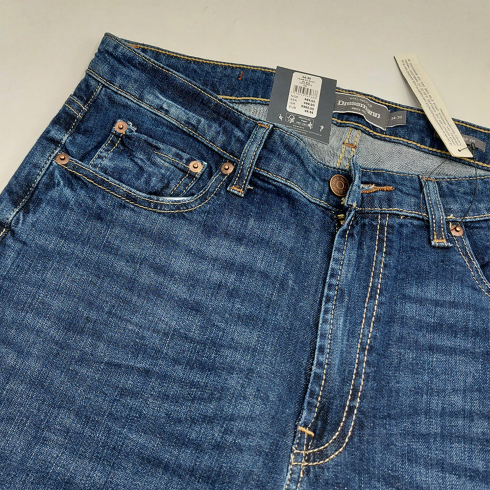 DRESS MAN PREMIUM  SLIM STRAIGHT FIT JEANS