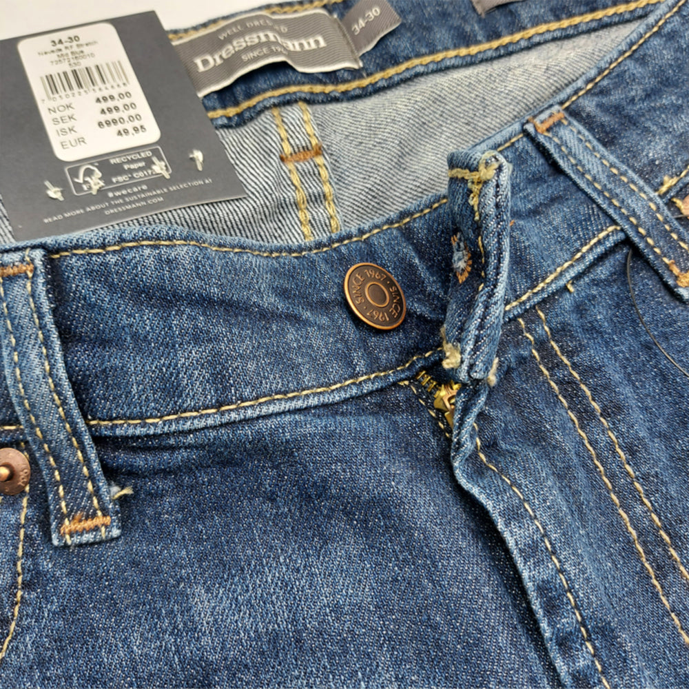 DRESS MAN PREMIUM  SLIM STRAIGHT FIT JEANS