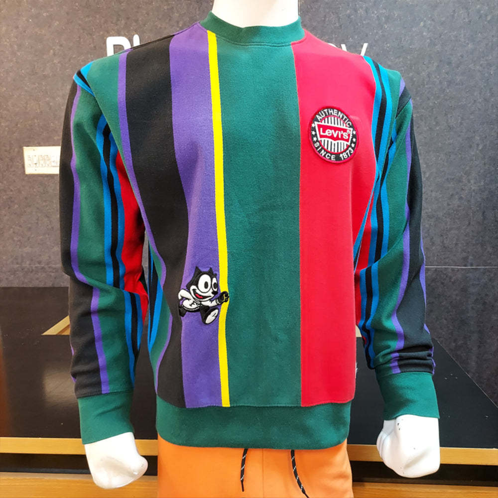 LVS PREMIUM STRIPTED SWEATSHIRT