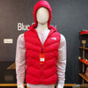 NRTH FCE EXCLUSIVE QUILTED SLEEVELESS JACKET-RED