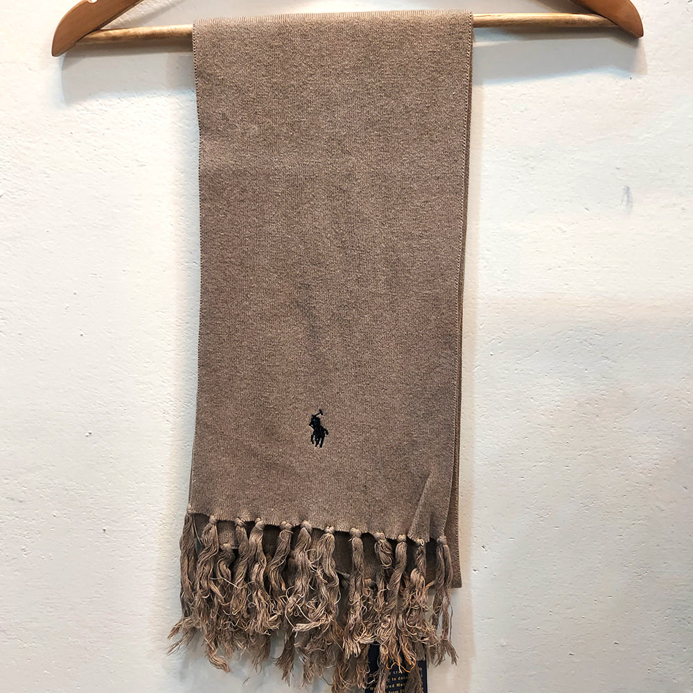 RL BLENDED WOOL  SCARF-SKIN