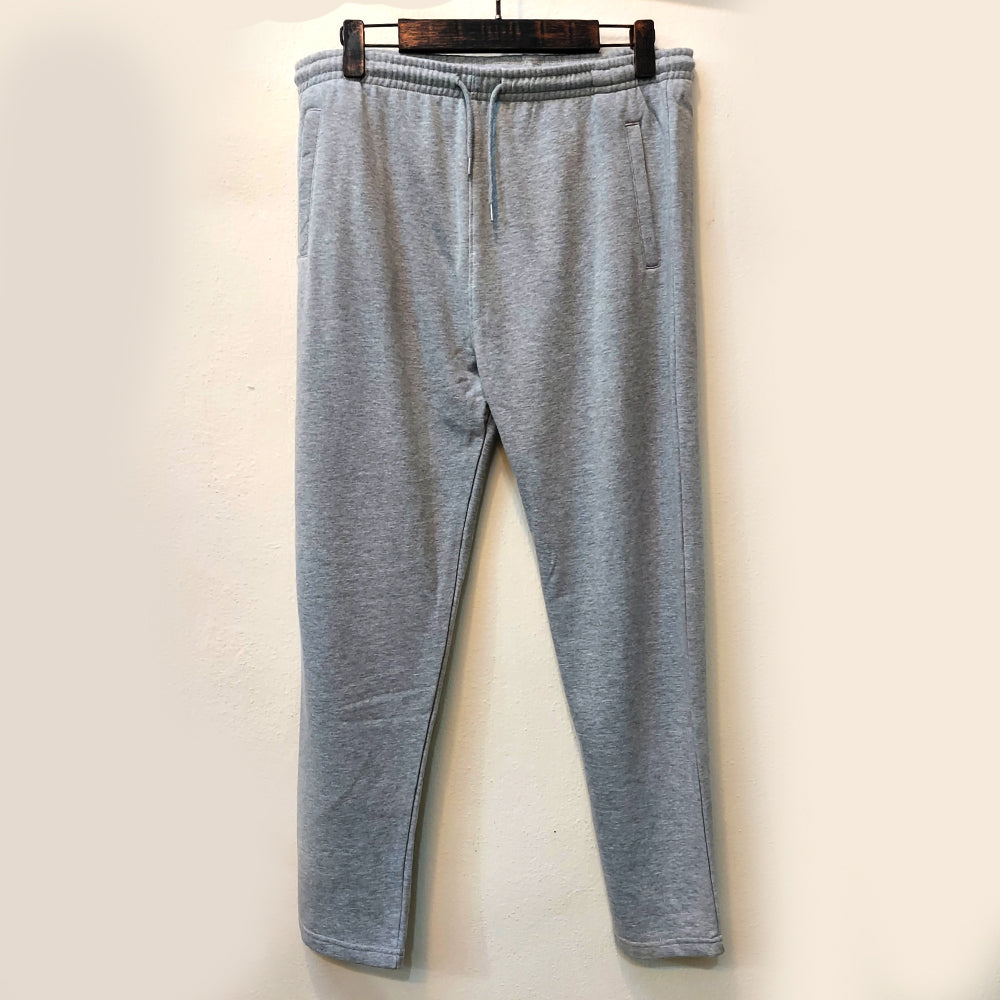 Basic OPEN BOTTOM TROUSER  GREY MARL