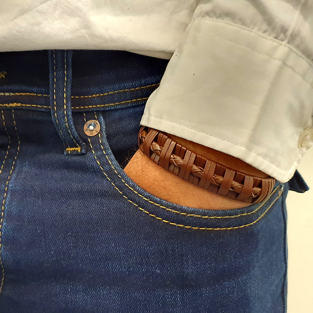 Leather Wrist Band 888