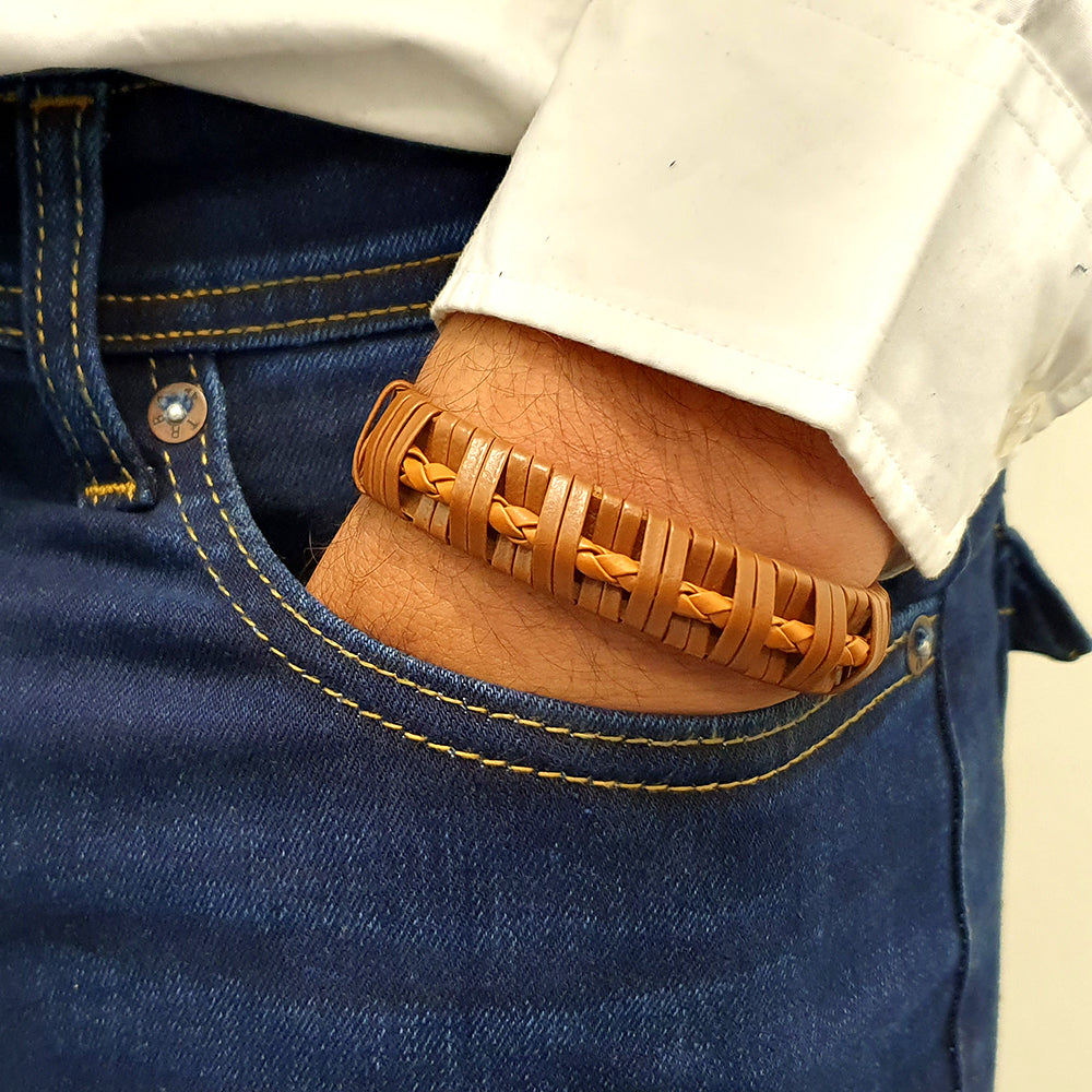 Leather Wrist Band 887