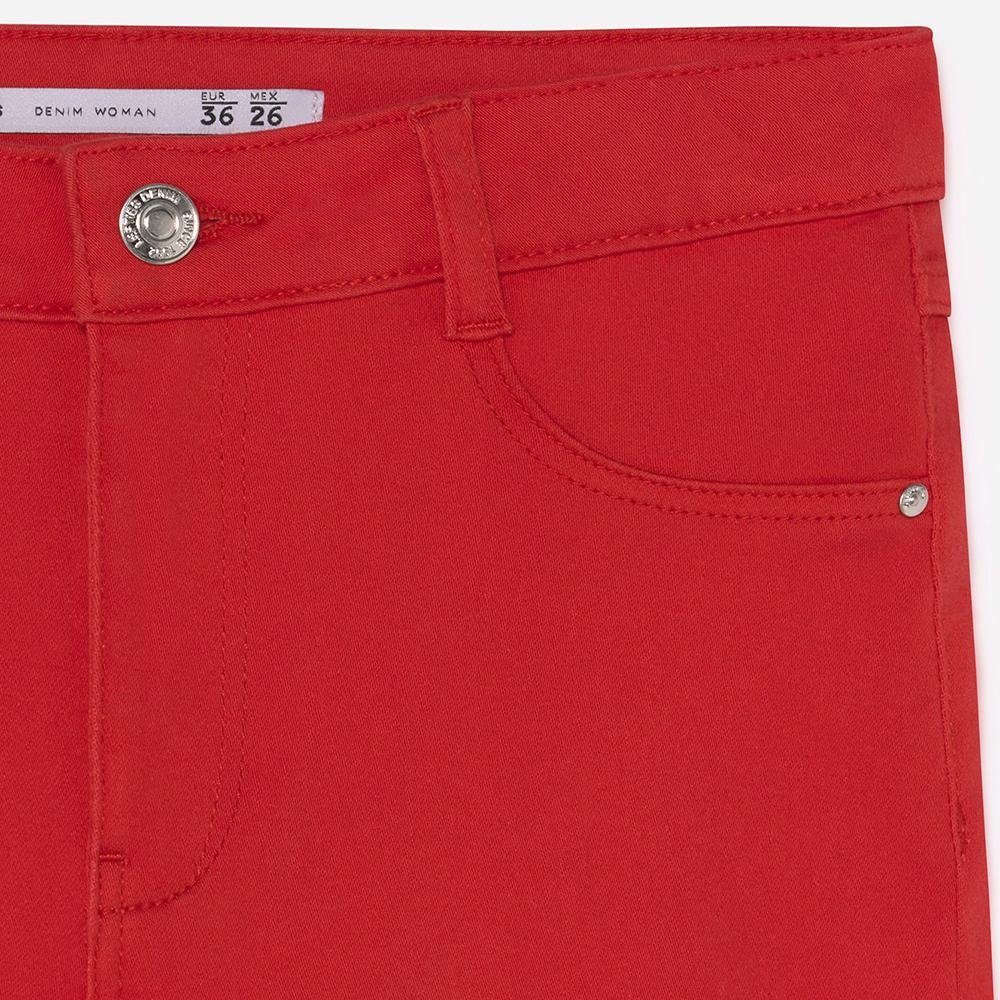 Lft women red super skinny stretch jeans