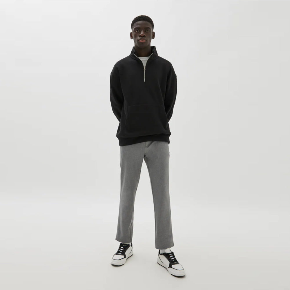 P&B POWER STRETCH SLIM FIT GREY CHINO TROUSER