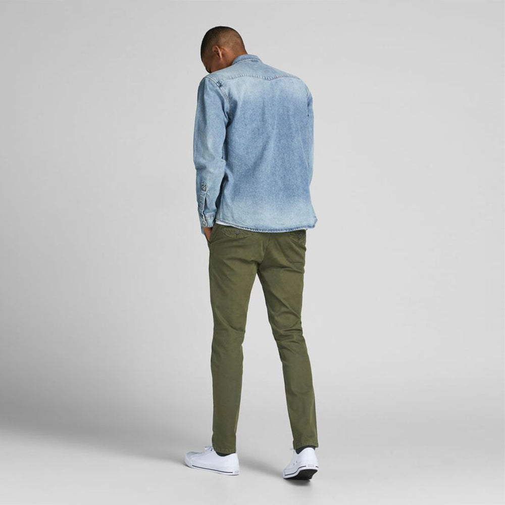 J J SLIM ORGANIC COTTON CHINO