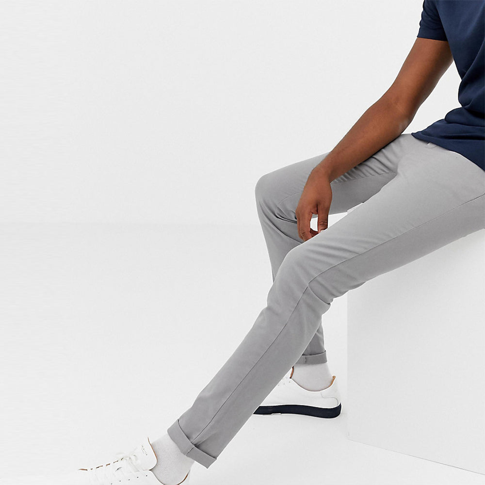 J J SLIM ORGANIC COTTON CHINO