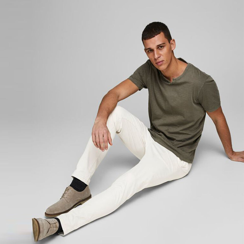 J J SLIM ORGANIC COTTON CHINO