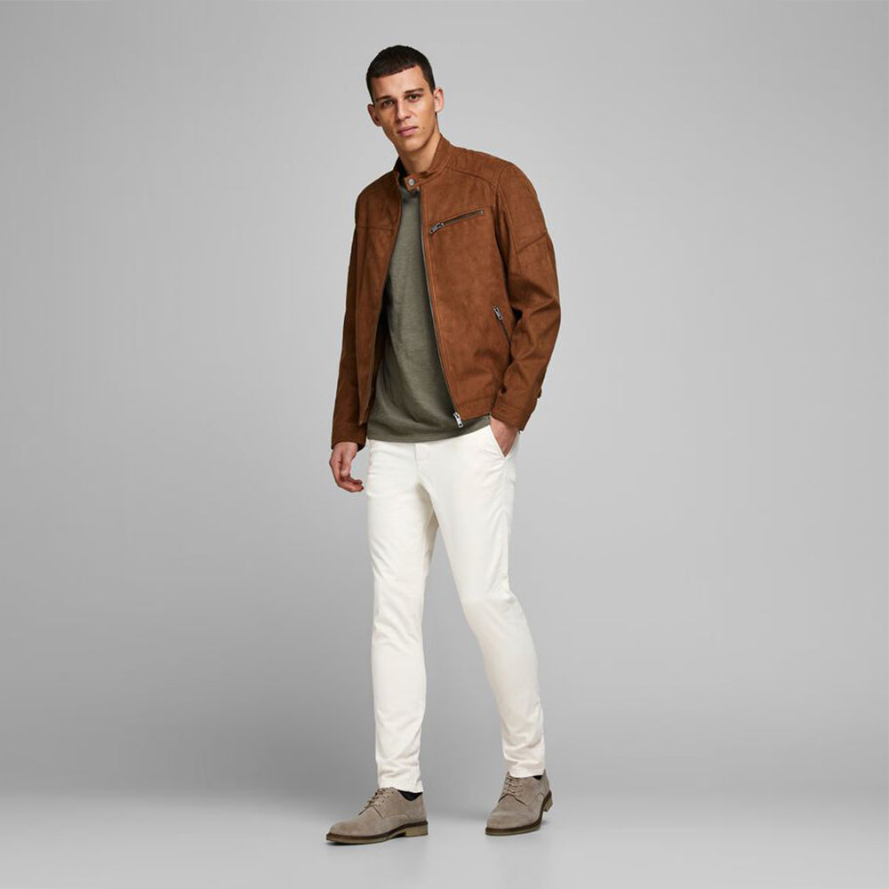 J J SLIM ORGANIC COTTON CHINO