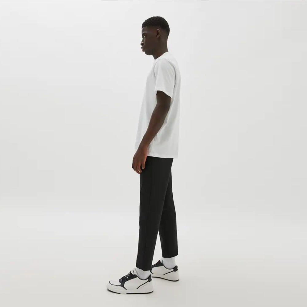 P&B POWER STRETCH SLIM FIT BLACK CHINO TROUSER