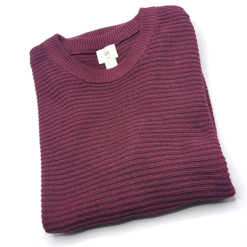 HM TEXTURED KNIT MEN TOP