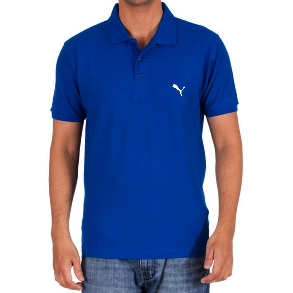 PREMIUM BASIC BLUE Men's Polo