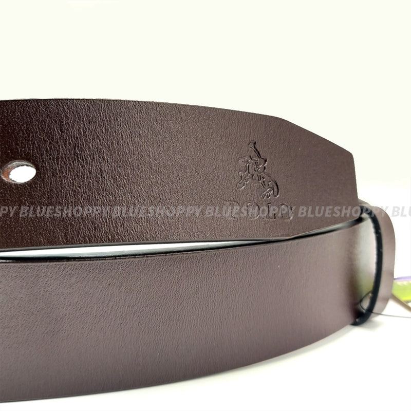 POLO RL BROWN  LEATHER  BELT  2358-317