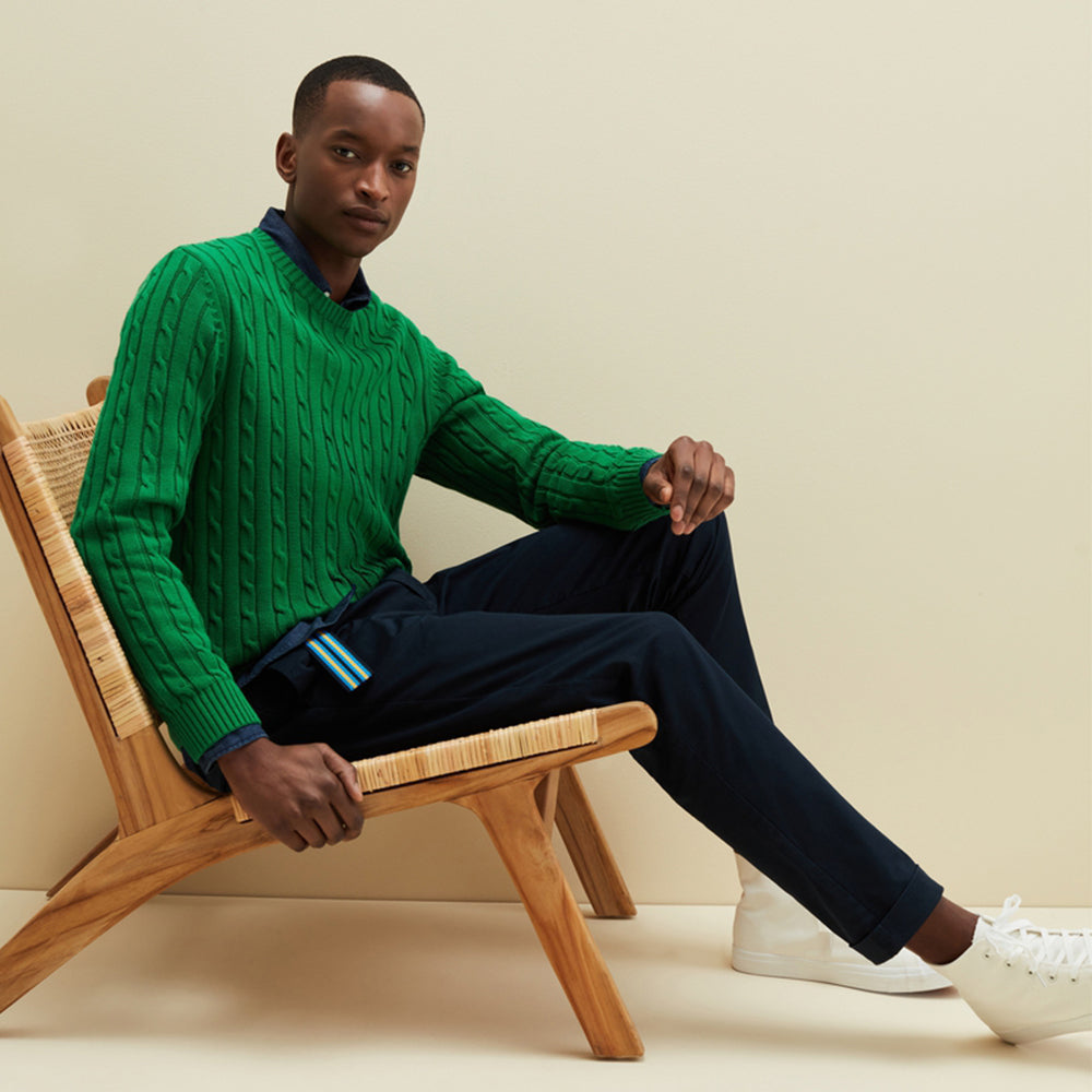 PIO MBO SLIM FIT  cotton chino trousers