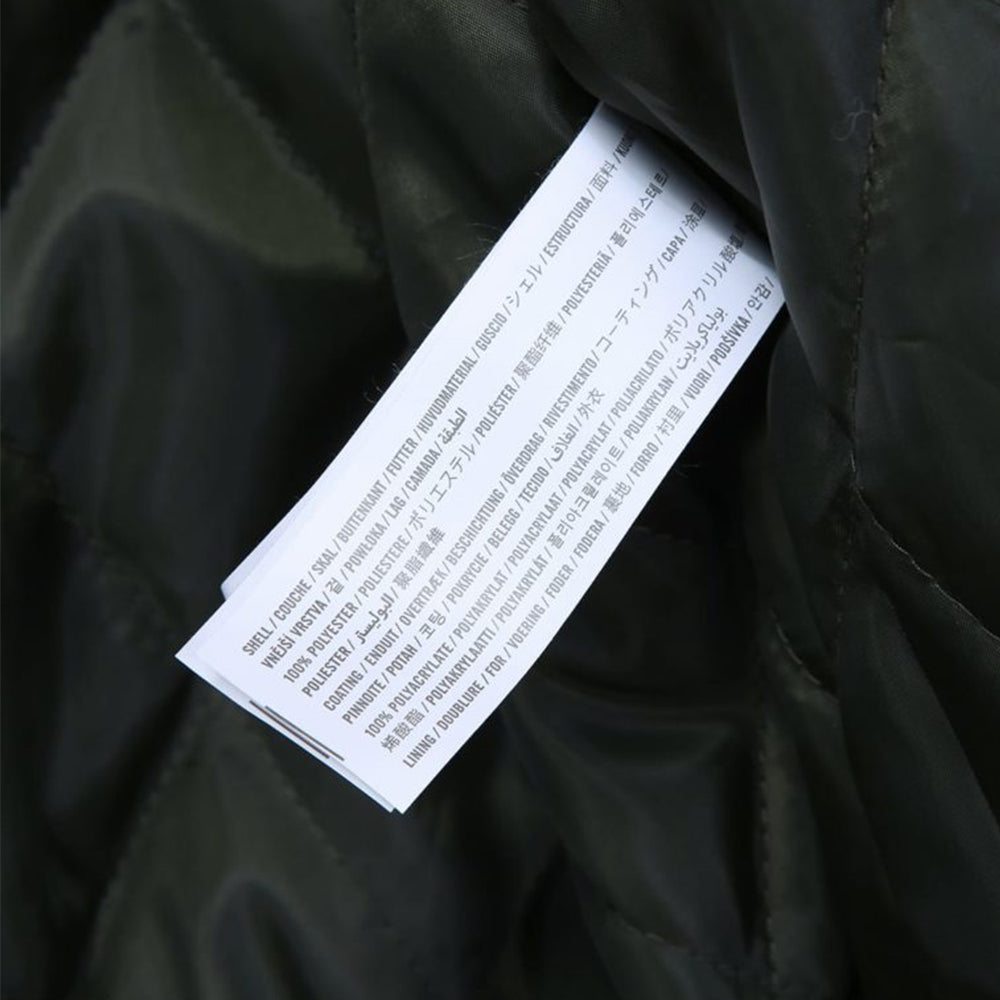 HOLSTR FUR COLLAR BLACK BOMBER JACKET