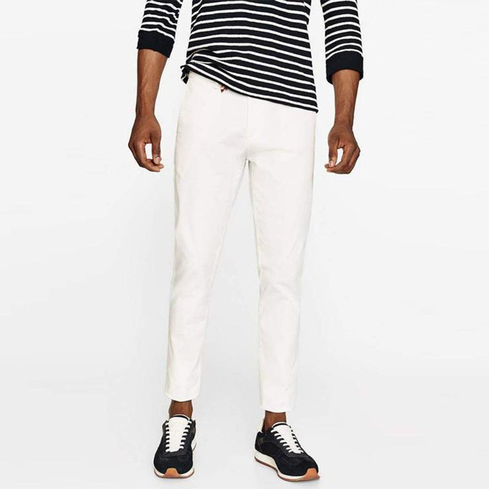 PREMIUM WHITE COTTON CHINO