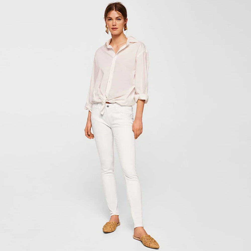 women white super skinny stretch jeans