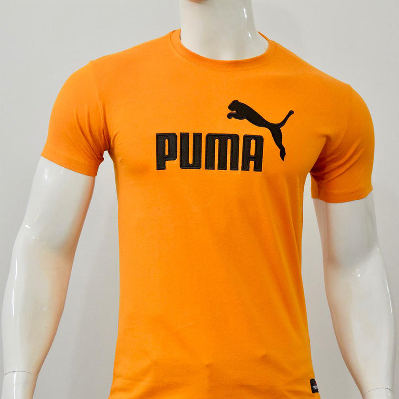 PU CLASSIC MAT PRINT ORANGE TEE