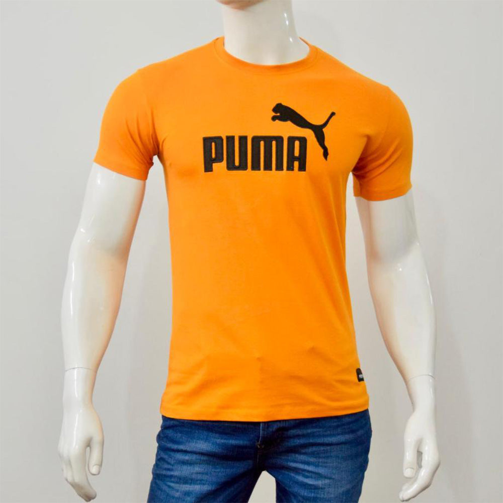 PU CLASSIC MAT PRINT ORANGE TEE