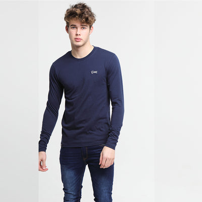 DI SCOTT LABEL NAVY TEE